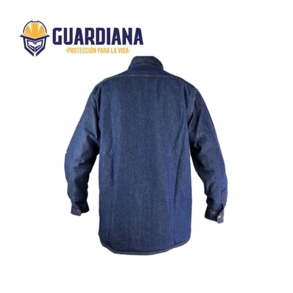 Camisa De Jean Industrial Azul