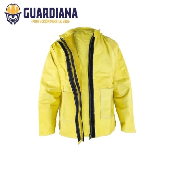 Chaqueta En Vaqueta Para Soldador
