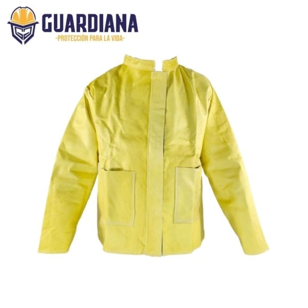 Chaqueta Soldador Amarilla en Vaqueta