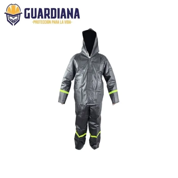 Conjunto Impermeable PVC Negro
