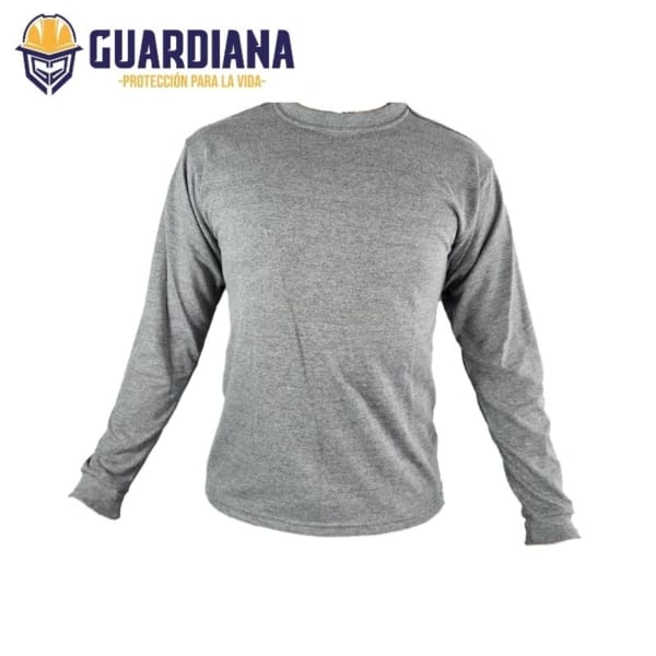 Buso t-shirt Manga Larga Gris