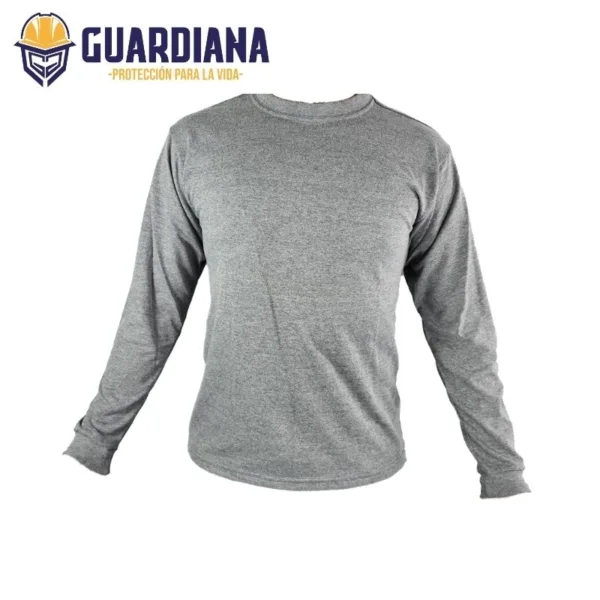 Buso t-shirt Manga Larga Gris